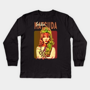 Seiko Matsuda // Retro 80s Fan Design Kids Long Sleeve T-Shirt